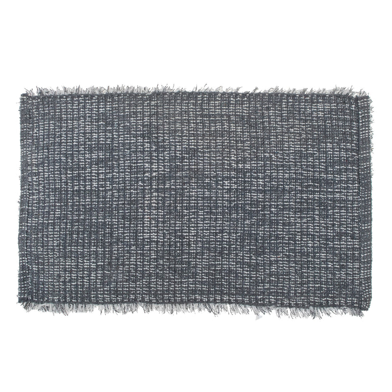Cotton Loom Bath Mat Gray 20X32