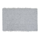 Cotton Loom Bath Mat Silver 20X32