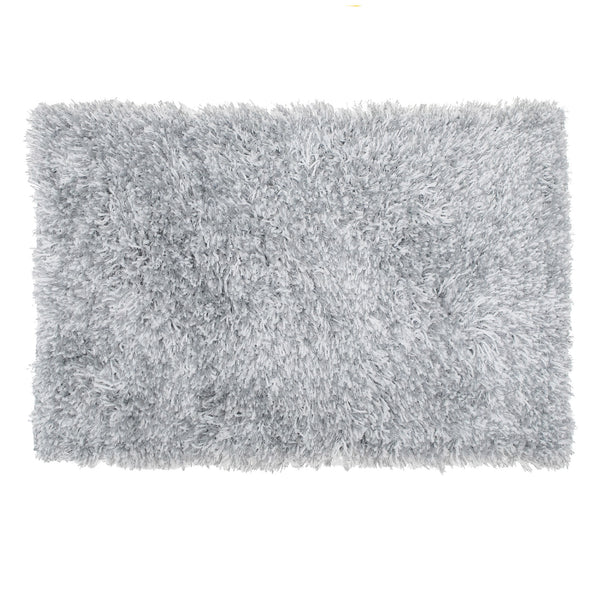 Cotton Loom Bath Mat Silver 20X32