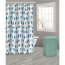 14 Pc Hamper+ Peva S. Curtain + 12 R Hooks (Diamond)