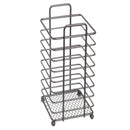 Black Metal Square Cutlery Holder