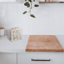 White Rose Standing Napkin Holder - Set of 2