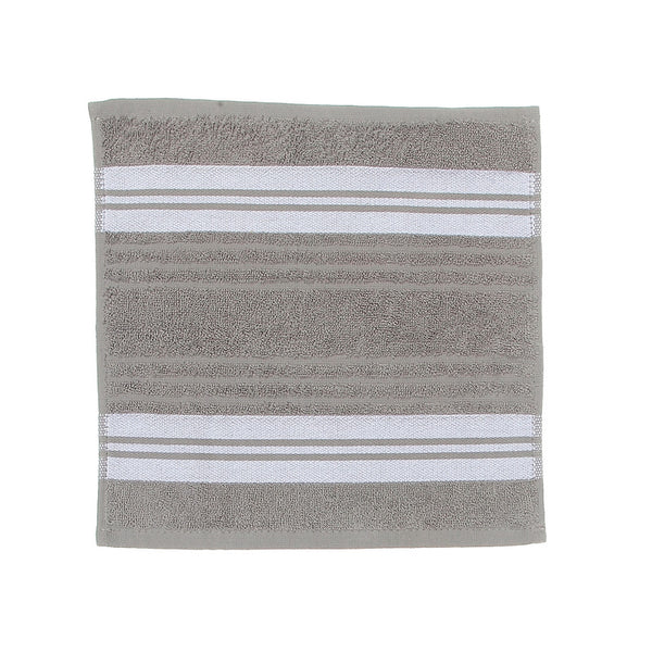 Deluxe Wash Cloth (12 X 12) (Light Gray) - Set of 6