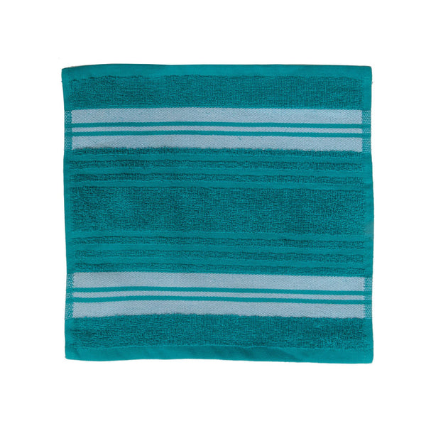 Deluxe Wash Cloth (12 X 12) (Teal) - Set of 6