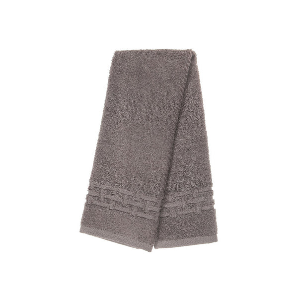 Basketweave Hand Towel (16 X 27) (Light Gray) - Set of 6