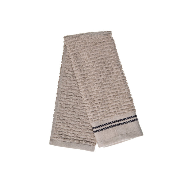 Luxury Stitch Hand Towel (16 X 27) (Taupe) - Set of 6