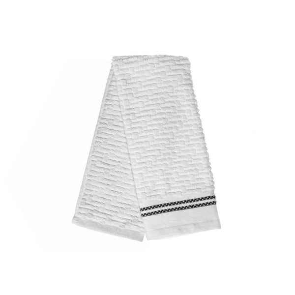 Luxury Stitch Hand Towel (16 X 27) (White) - Set of 6