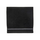 Luxury Stitch Wash Cloth (12 X 12) (Black) - Set of 6