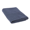 Basketweave Bath Towel (30 X 60) (Navy Blue) - Set of 2