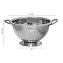 Stainless Steel Deep Colander With Handles 10.75"