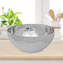 Stainless Steel Hammered Salad Bowl 11"