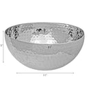 Stainless Steel Hammered Salad Bowl 11"