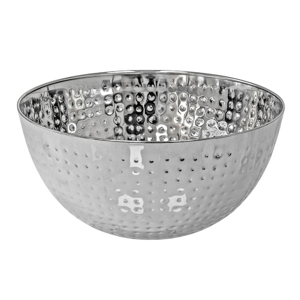 Stainless Steel Hammered Salad Bowl 9.50" - Set of 2