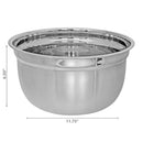 Stainless Steel German Mixing Bowl 11.75"
