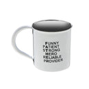 Stainless Steel Mug With Printing Father - Set of 2