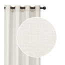 Jacquard Blackout Panel W 8 Grom (Linea) (Ivory) (96") - Set of 2