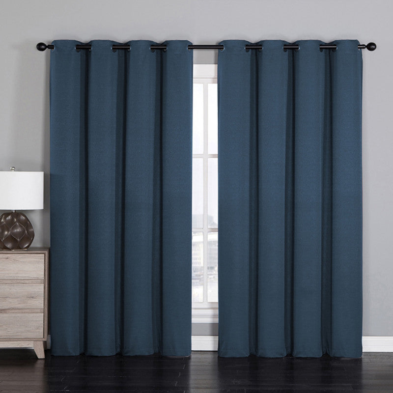 Jacquard Blackout Panel W 8 Grom (Linea) (Navy Blue) (84")