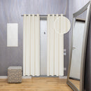 Jacquard Panel W 8 Grom Bowties Ivory 96" - Set of 2