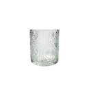 Round Glass Candle Holder (Circles) - Set of 4