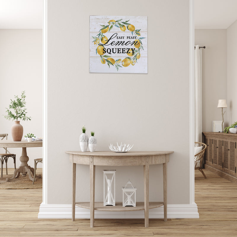Mdf Wall Sign Easy Peasy Lemon Squeezy