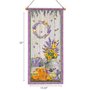 Led Vertical Banner Bees & Lavender