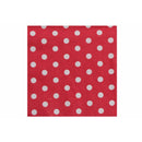 20 Pack 3 Ply Cocktail Napkin (Red Polka Dot) - Set of 6