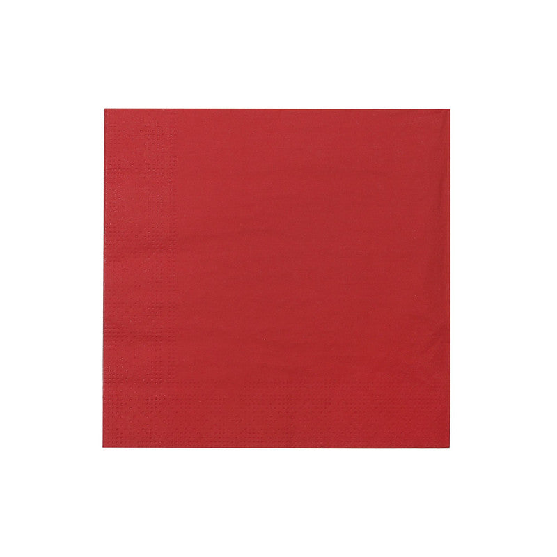 20 Pack Luncheon 3 Ply Napkin (Red) - Set of 6