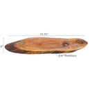 Acacia Wood Live Edge Long Serving Board
