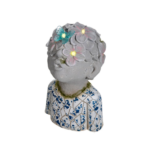 Mgo Solar Power Outdoor Figurine (Child)