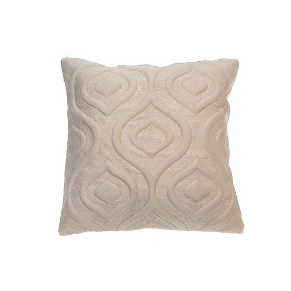 Velvet Impression Cushion (Ivory) - Set of 2