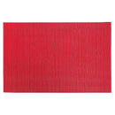 Vinyl Placemat (Snowflakes) (Red) - Set of 12