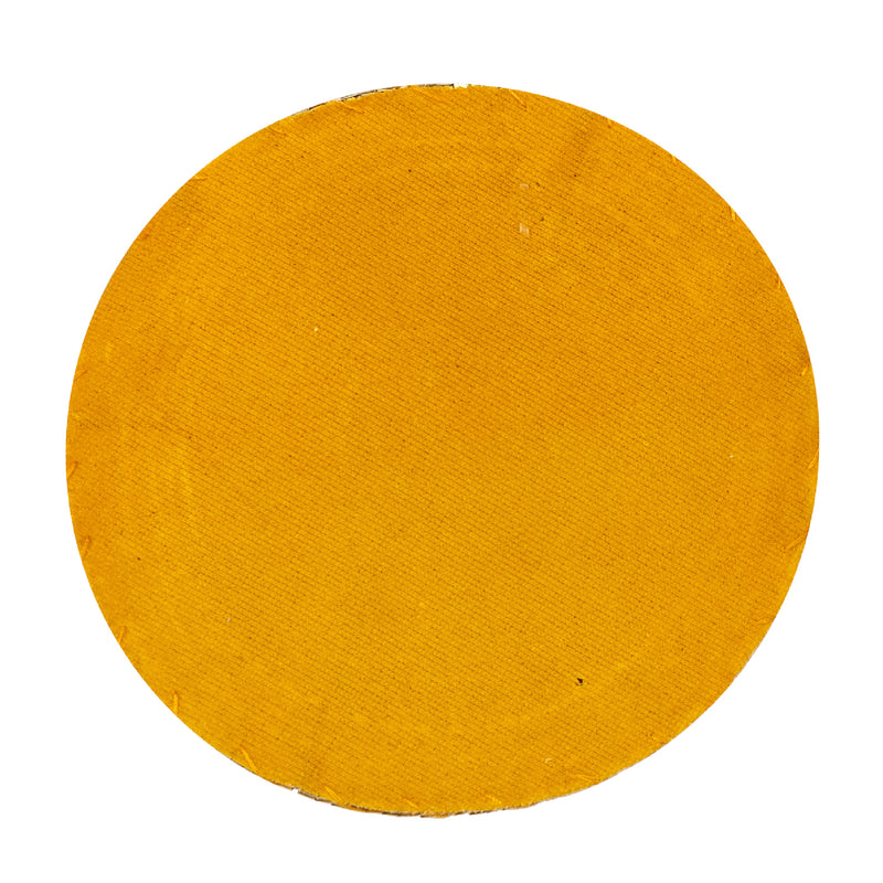 Christmas Beaded Round Coaster Gold - Set of 6