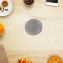 Christmas Beaded Round Coaster Silver - Set of 6