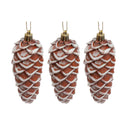 3 Pack Pinecones In Pvc Box (Bronze)