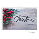 Christmas Printed Rubber Mat Merry Christmas