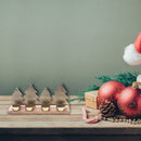 Christmas Metal Star Tree 4 Tealight Holder (Gold)