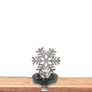 Christmas Snowflake With Tealight Stocking Holder (Silver)