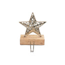 Christmas Star Stocking Hanger Champagne Diamond