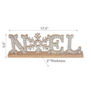 Christmas Champagne Diamond Word Stand Noel