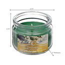 Christmas 3 Oz Scented Jar Candle Winter Evergreen - Set of 4