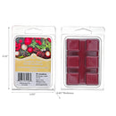 Christmas 6Pk Wax Melts Cranberry Woods - Set of 4