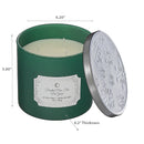 Christmas 14Oz 3 Wick Jar Candle Frosted Pine Tree