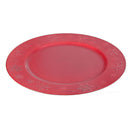 Charger Plate (Snowflake) (Red)