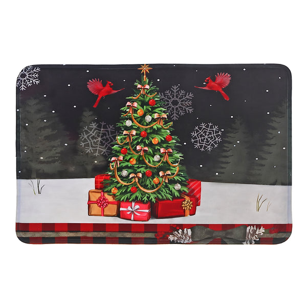 Christmas Memory Foam Mat Presents Under Tree