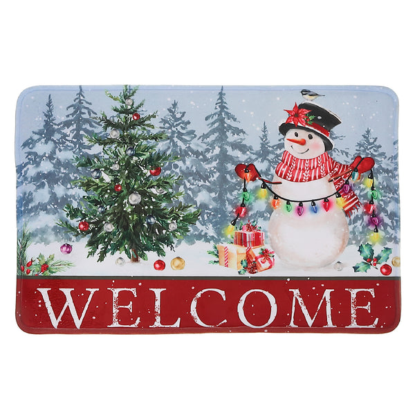 Christmas Memory Foam Mat Snowman