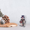 Christmas Wooden Snowman With Scarf