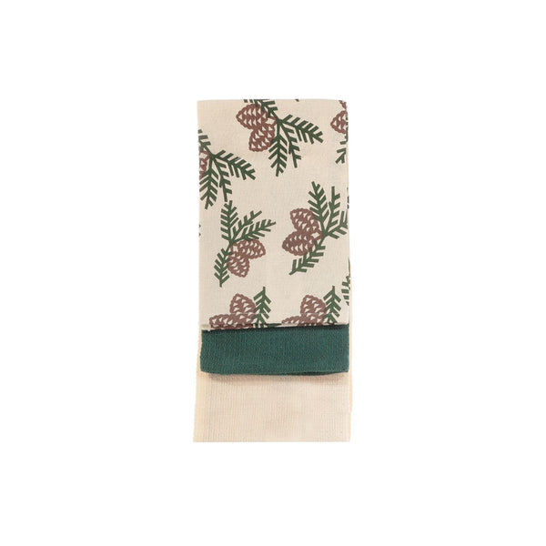 Kitchen Towel (Set Of 3 Pcs) (Pinecone)