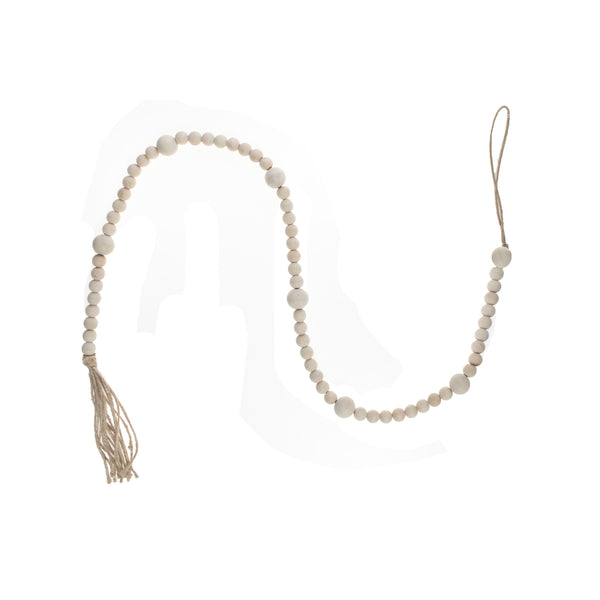 Dual Wood Bead Garland (Natural)