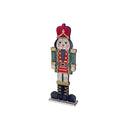 Christmas Wooden Nutcracker On Stand Red Hat