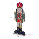 Christmas Wooden Nutcracker On Stand Red Hat